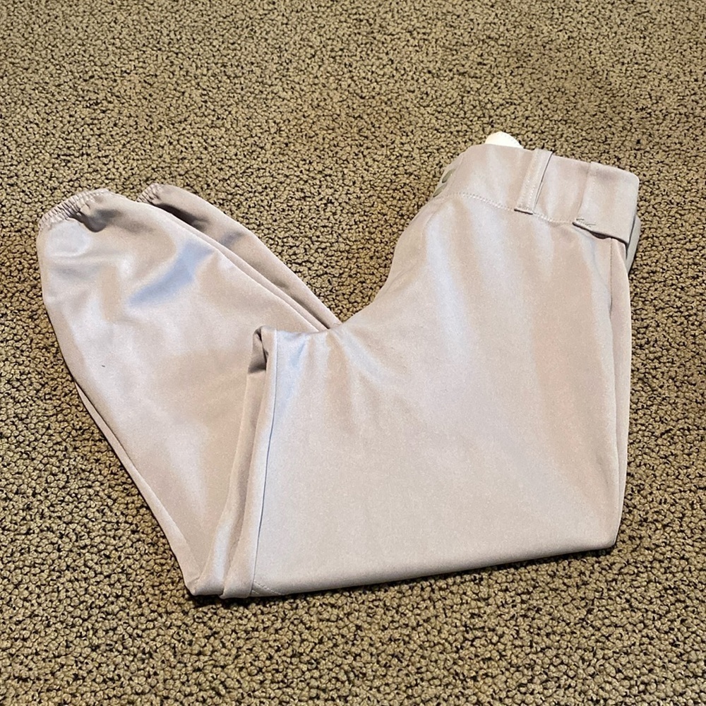 Alleson Athletic Gray Baseball Pants Size XL Youth in EUC